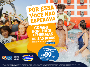 Thermas de São Pedro e Hopi Hari se unem em parceria inédita para a Black do Thermas